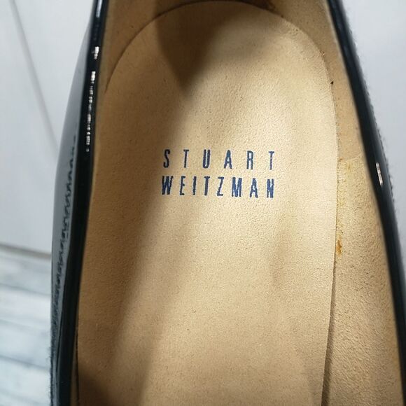 Stuart Weitzman Woman's SZ 10M Stiletto Heel Platform Shoes Peep Toe. - Picture 10 of 12